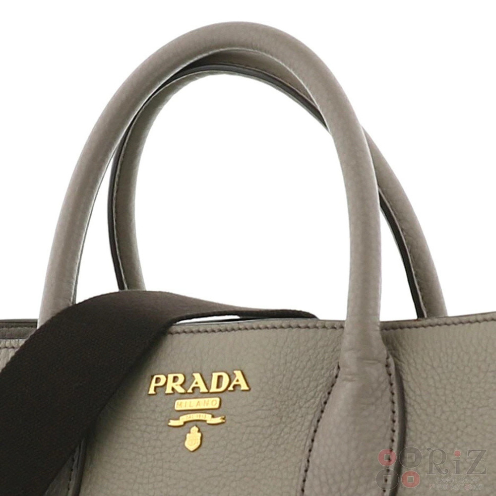 PRADA Shoulder Bag Messenger Gray - Picture 2 of 6
